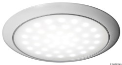 Extra flache LED-Leuchte weiße Blende 12/24 V 3 W 